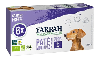 Yarrah Dog Alu Pate Multipack Chicken / Turkey