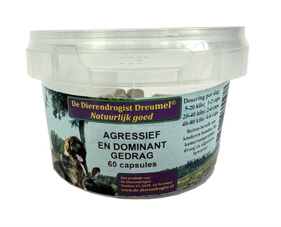 Dierendrogist Agressief / Dominant Capsules