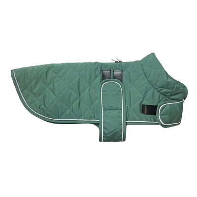 Happy Pet Hondenjas Go Walk Quilted Classic Teal Groen