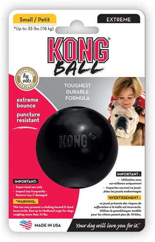 Kong Extreme Rubber Bal Zwart